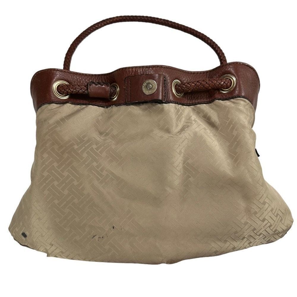 Cole Haan Brown Leather Draw Strap Denny Bag - Picture 5 of 16